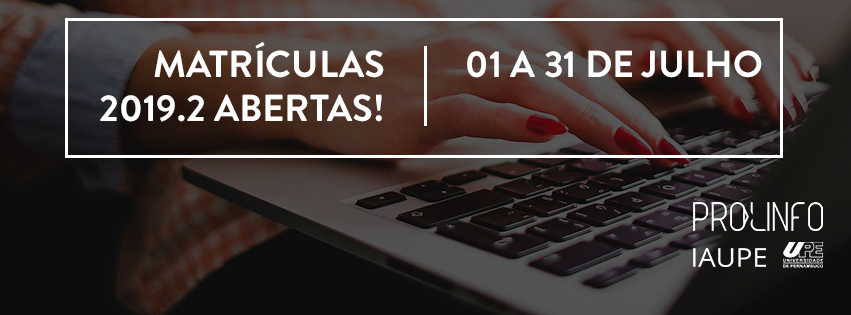 Vídeo de Divulgação – Matrículas 2019.2