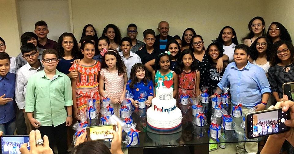 Formatura dos alunos PROLINFINHO