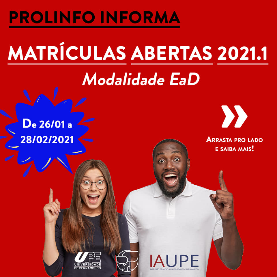 Matrículas Abertas!
