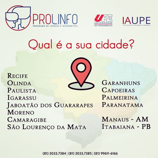 Qual é a sua cidade?