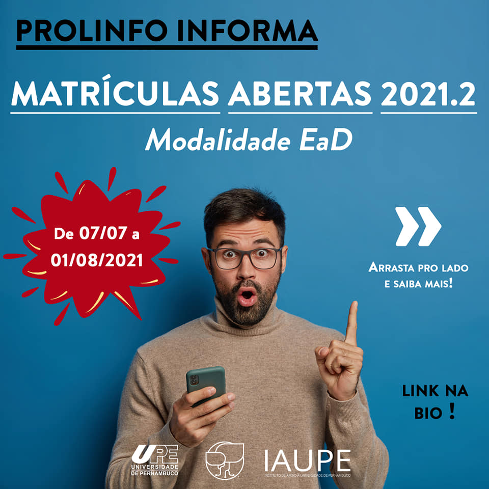 Matrículas Abertas!
