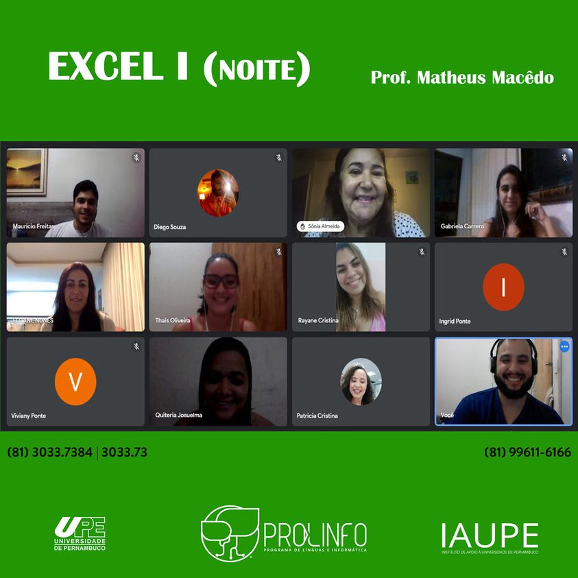 Turma de Excel 1!