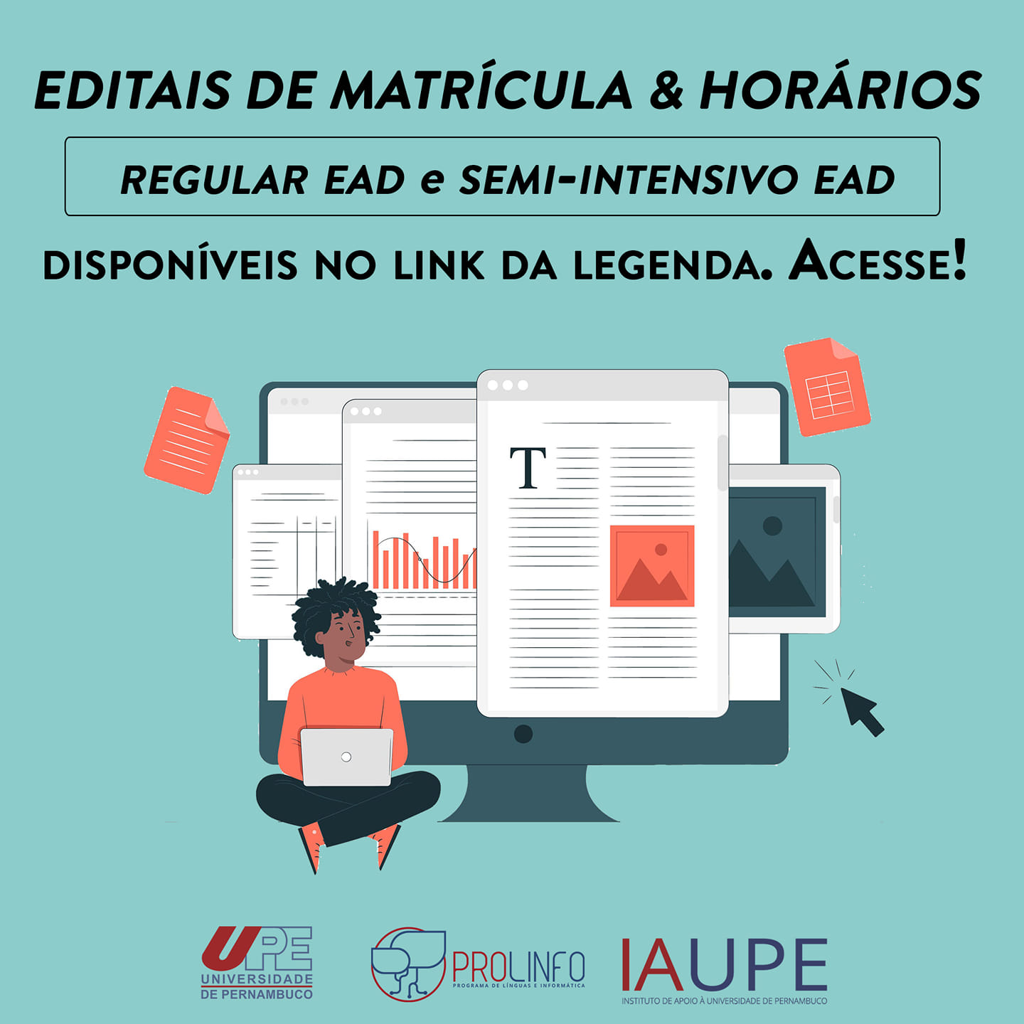 Editais de Matrícula e Horários 2021.2