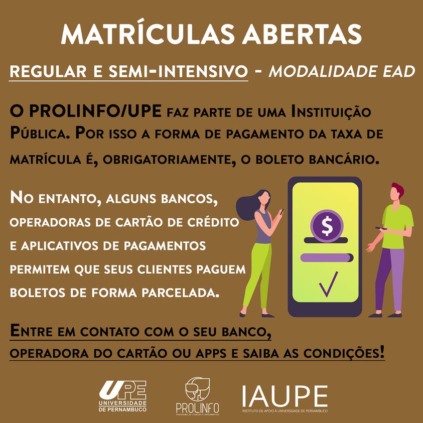 Dicas para o pagamento do boleto.