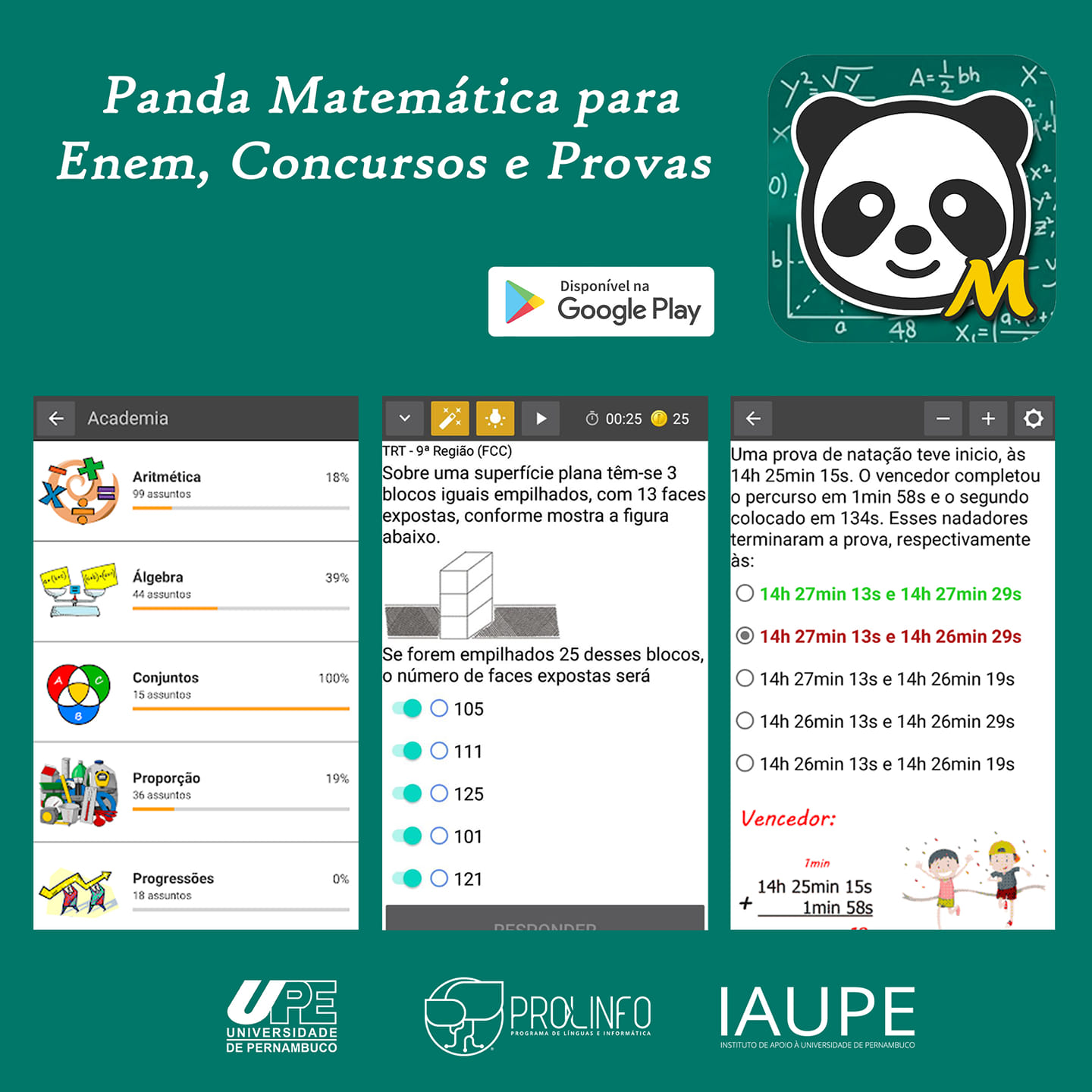 Aplicativo para estudar matemática