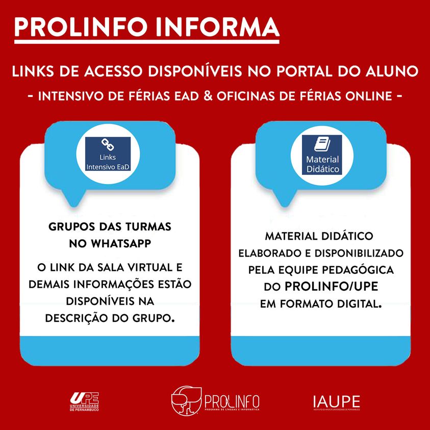 Links de Acesso Disponíveis