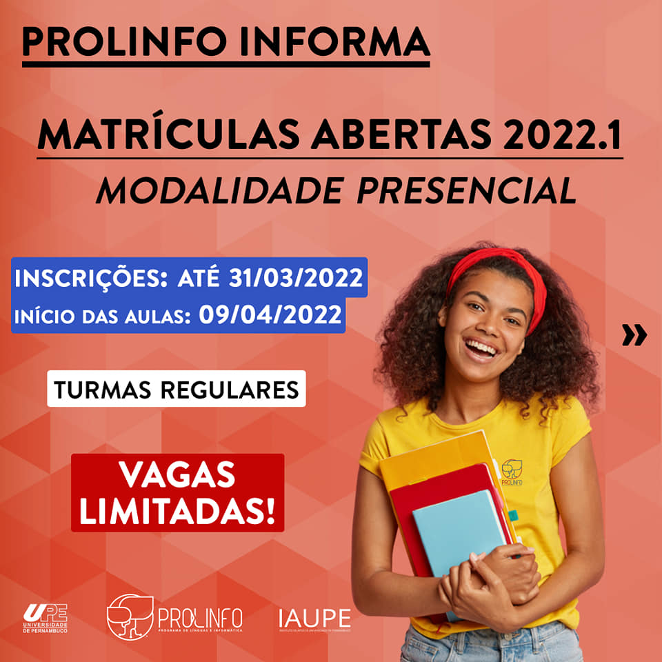 Matrículas Abertas!